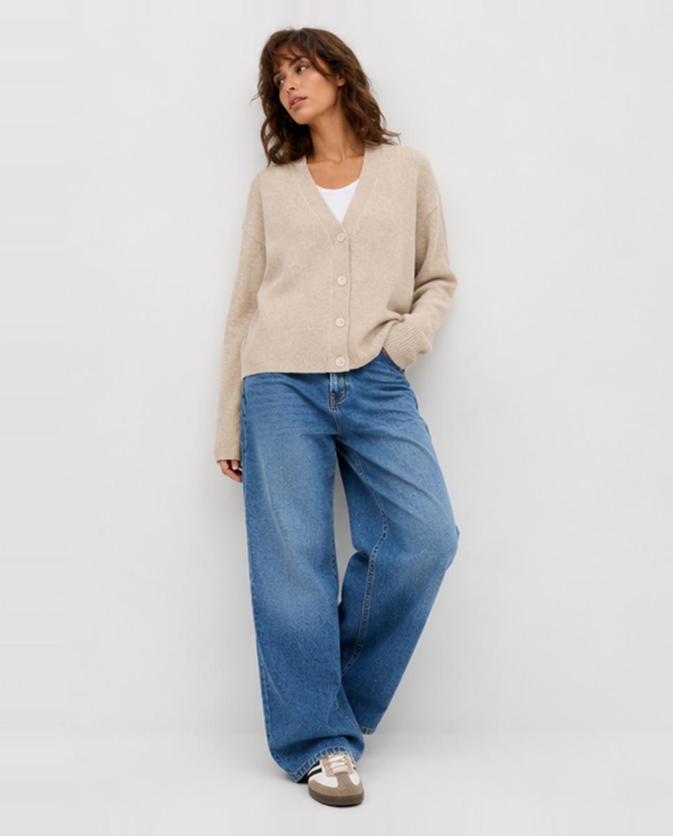 Imagen 4 de Cárdigan de mujer - Jack & Jones - Beige Beige