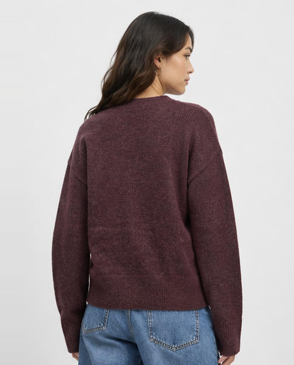Imagen 2 de Cárdigan de mujer - Jack & Jones - Granate Granate