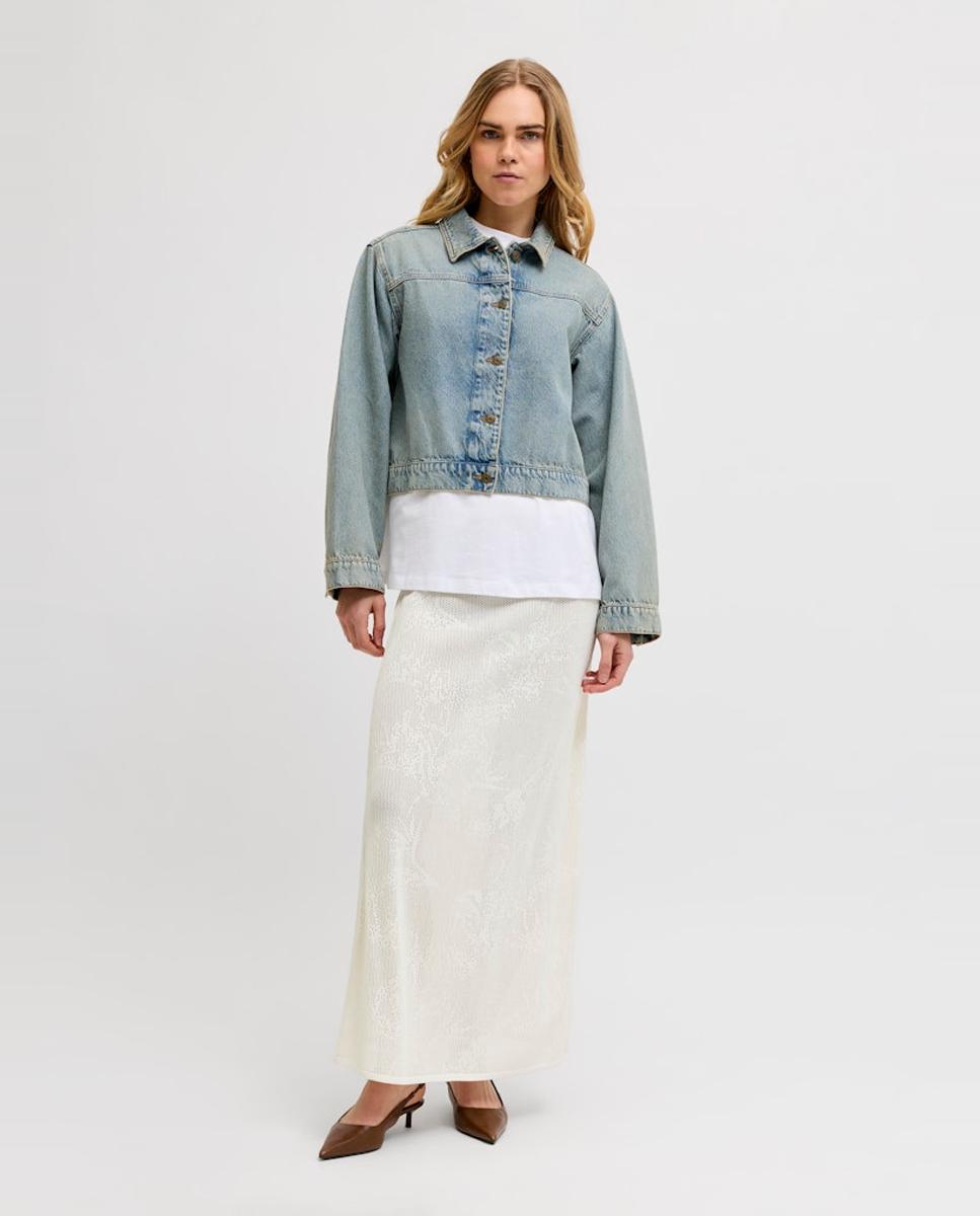 Jack & Jones - Falda larga de punto con textura.