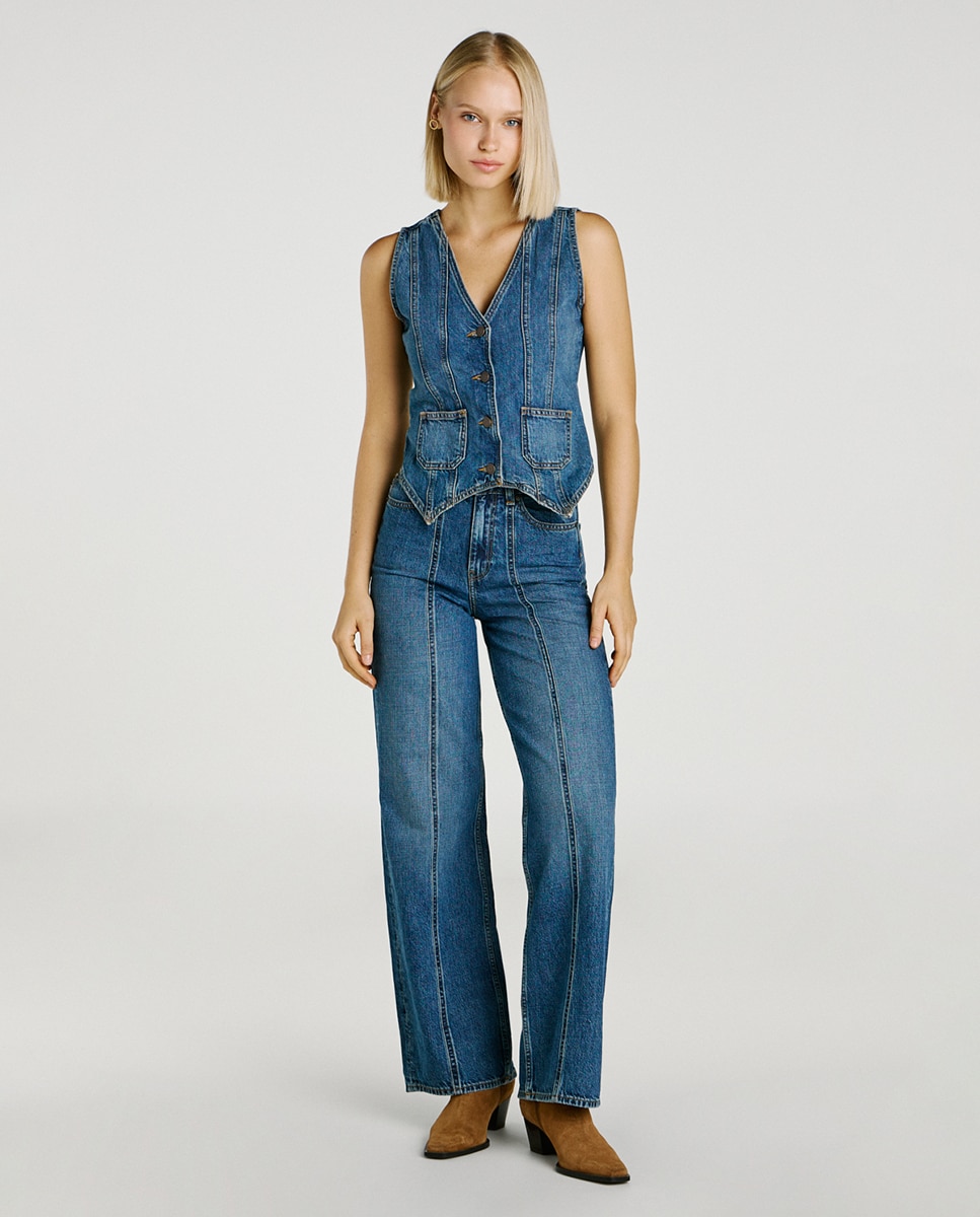 Colete de Ganga Azul-2