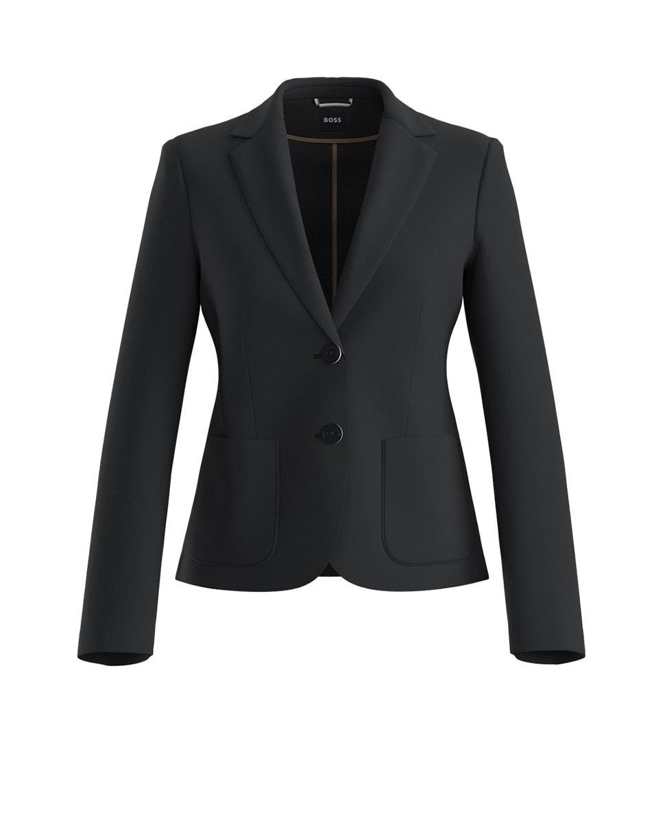 Imagen 1 de Chaqueta extra slim fit de tejido elástico - Boss - Negro Negro