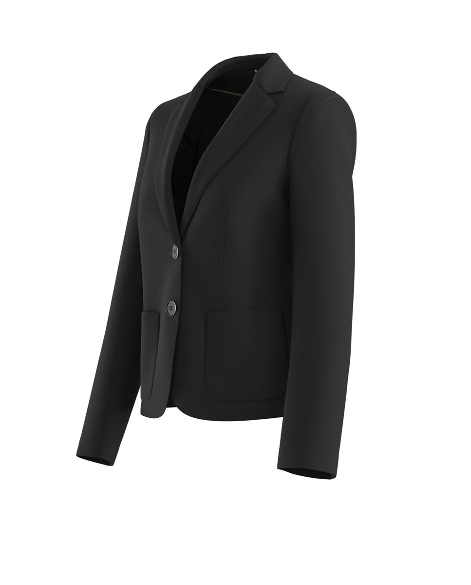 Imagen 3 de Chaqueta extra slim fit de tejido elástico - Boss - Negro Negro