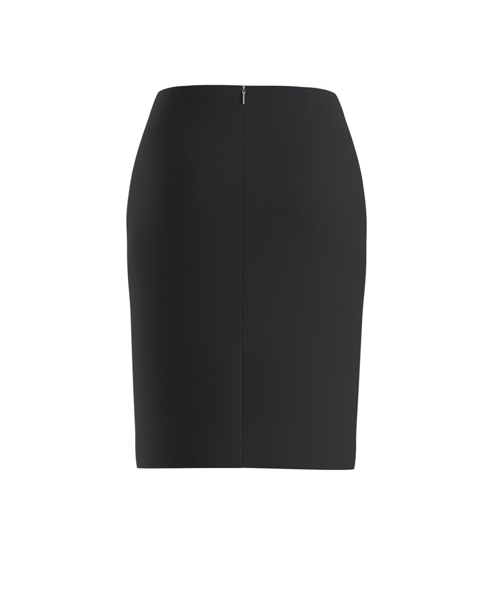 Casaco Extra Slim Fit de Tecido Elástico Preto-2