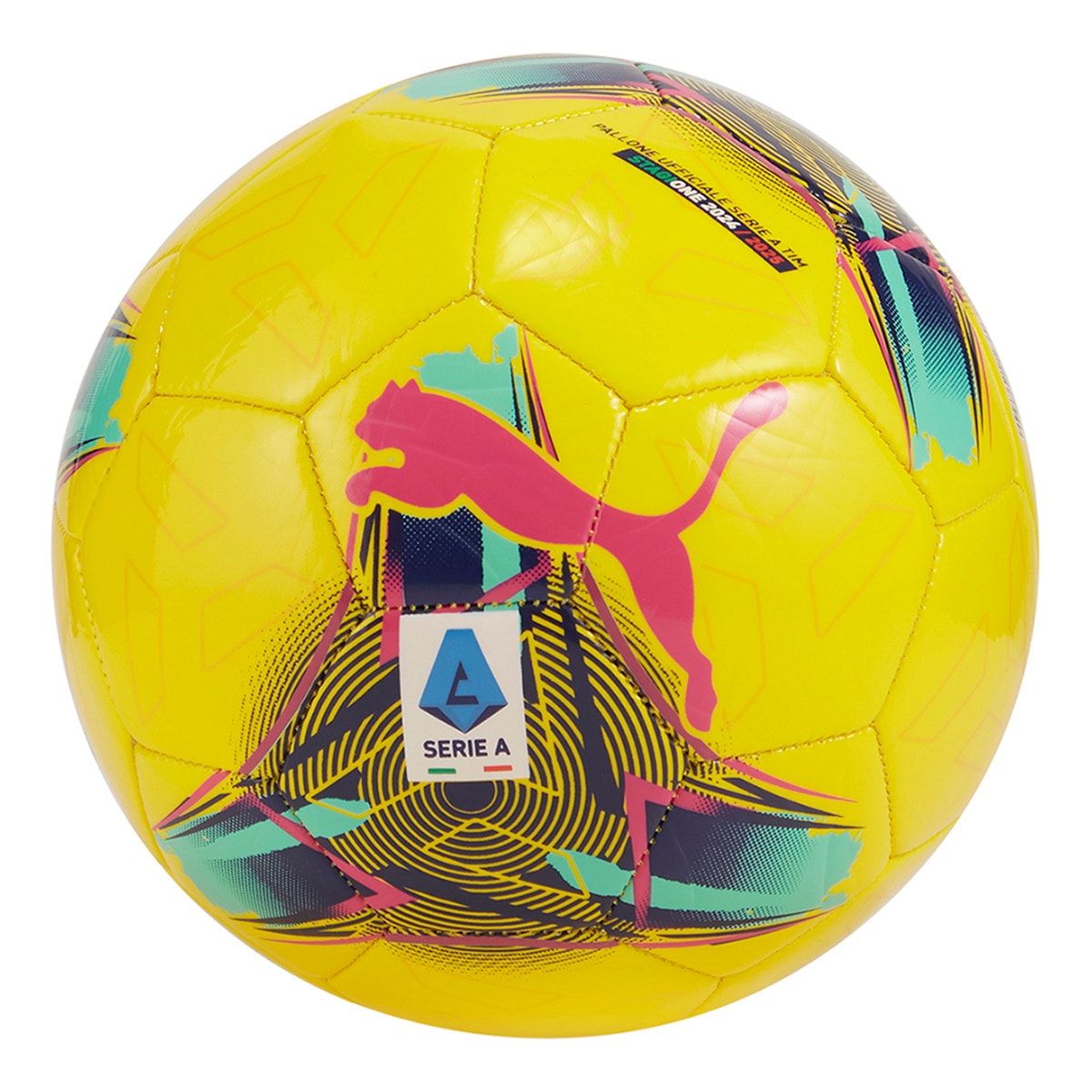 Mini Bola de Futebol Órbita Série A Hybrid 2024-2025 Amarelo-1