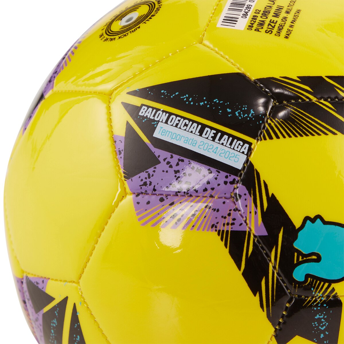 Mini Bola de Futebol Orbita LaLiga1 Hybrid 2024-2025 Amarelo-4