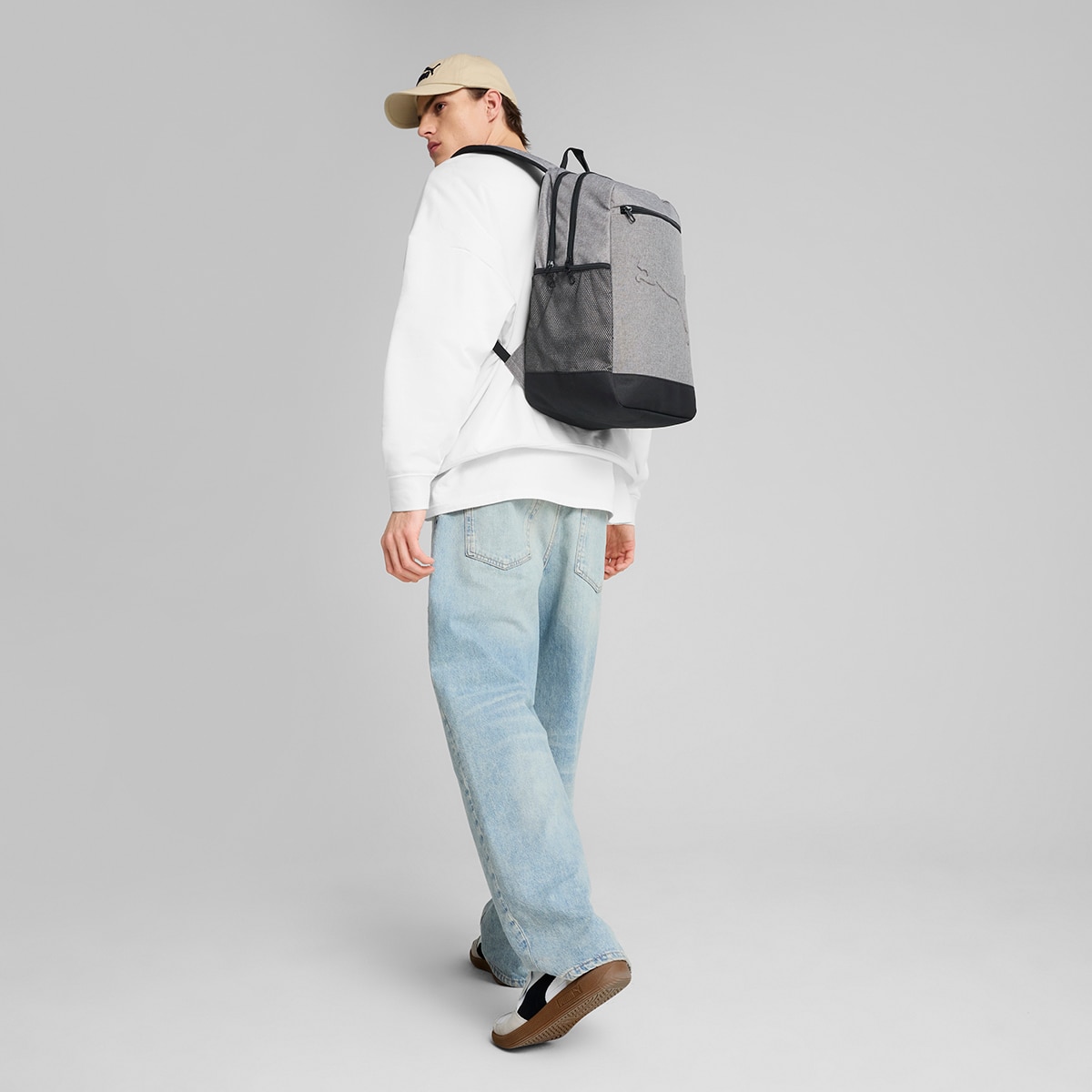 Mochila Unissexo Buzz Heather Backpack Cinzento-6
