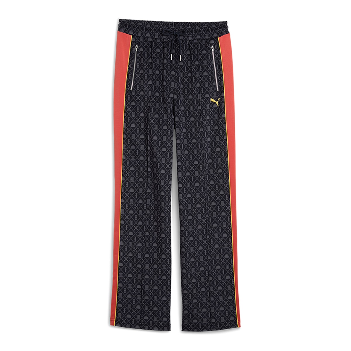 Calças de Mulher Road To Unity AOP Straight Track Pants DK op Azul-6