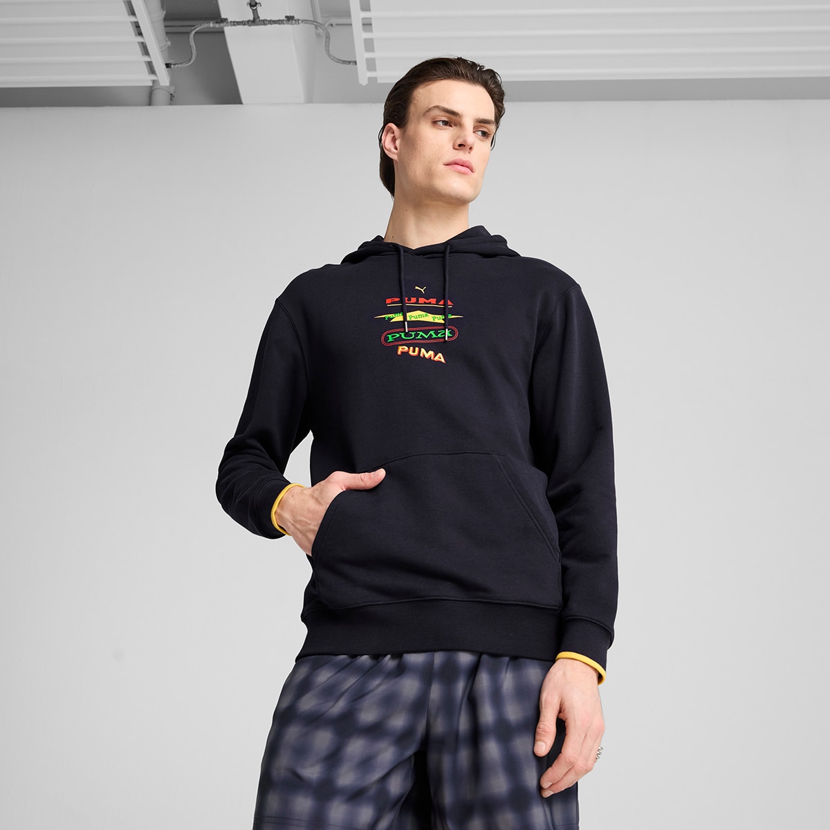 Sweatshirt de Homem Road To Unity Graphic Hoodie TR Azul-1