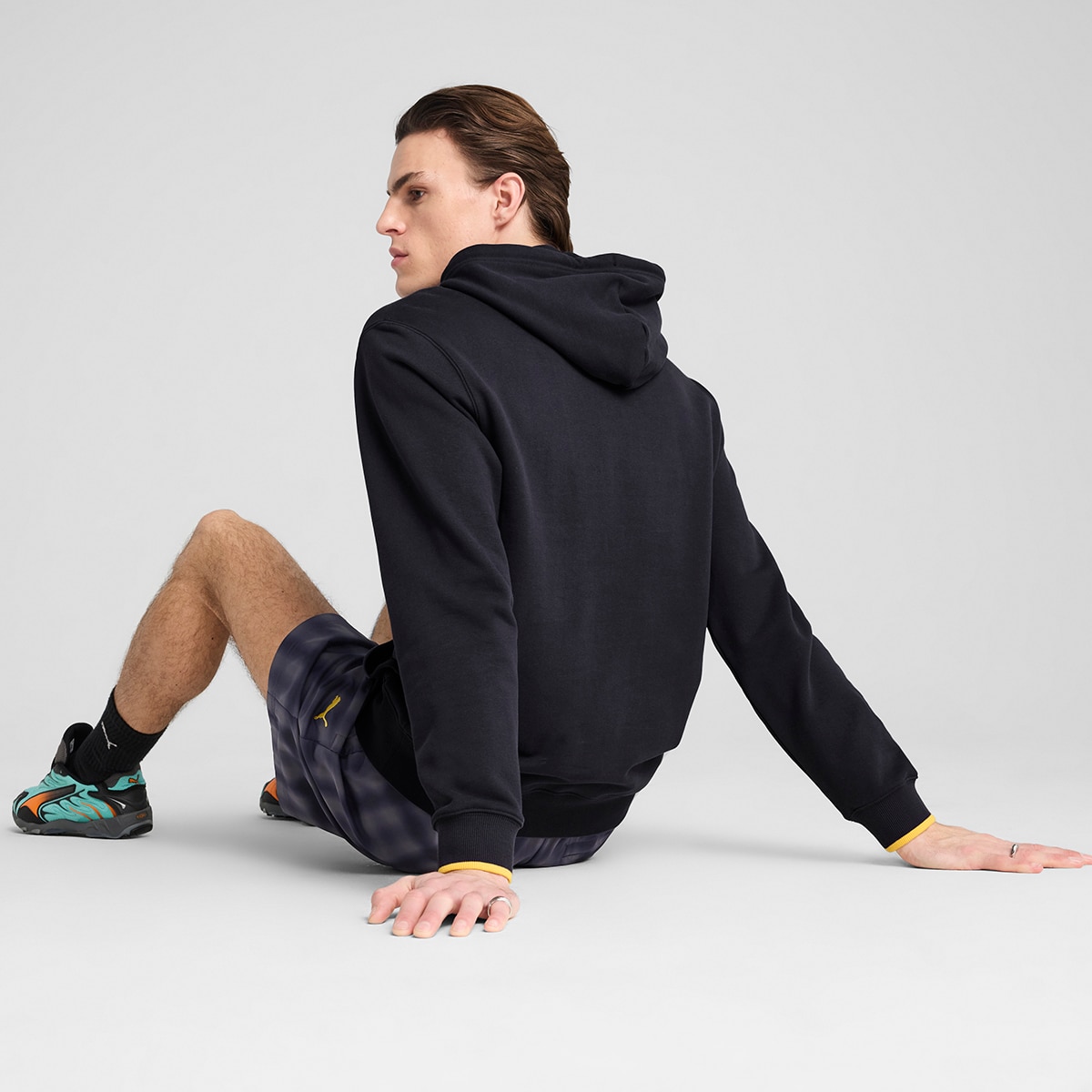 Sweatshirt de Homem Road To Unity Graphic Hoodie TR Azul-2