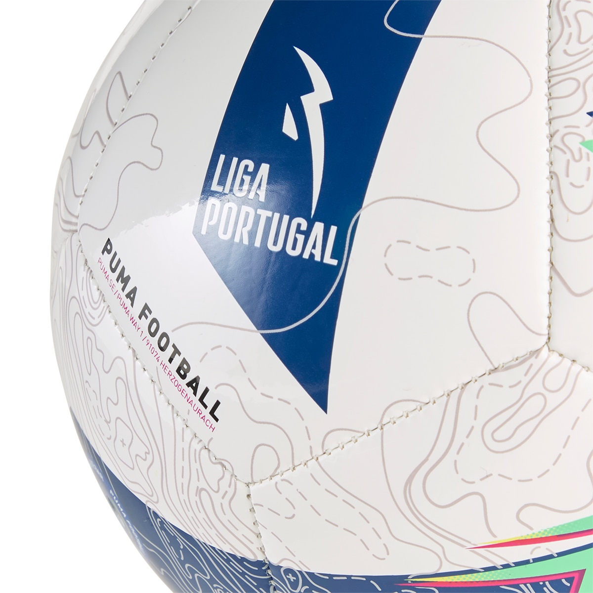Bola de Futebol Orbita Liga Portugal Mini Branco-3