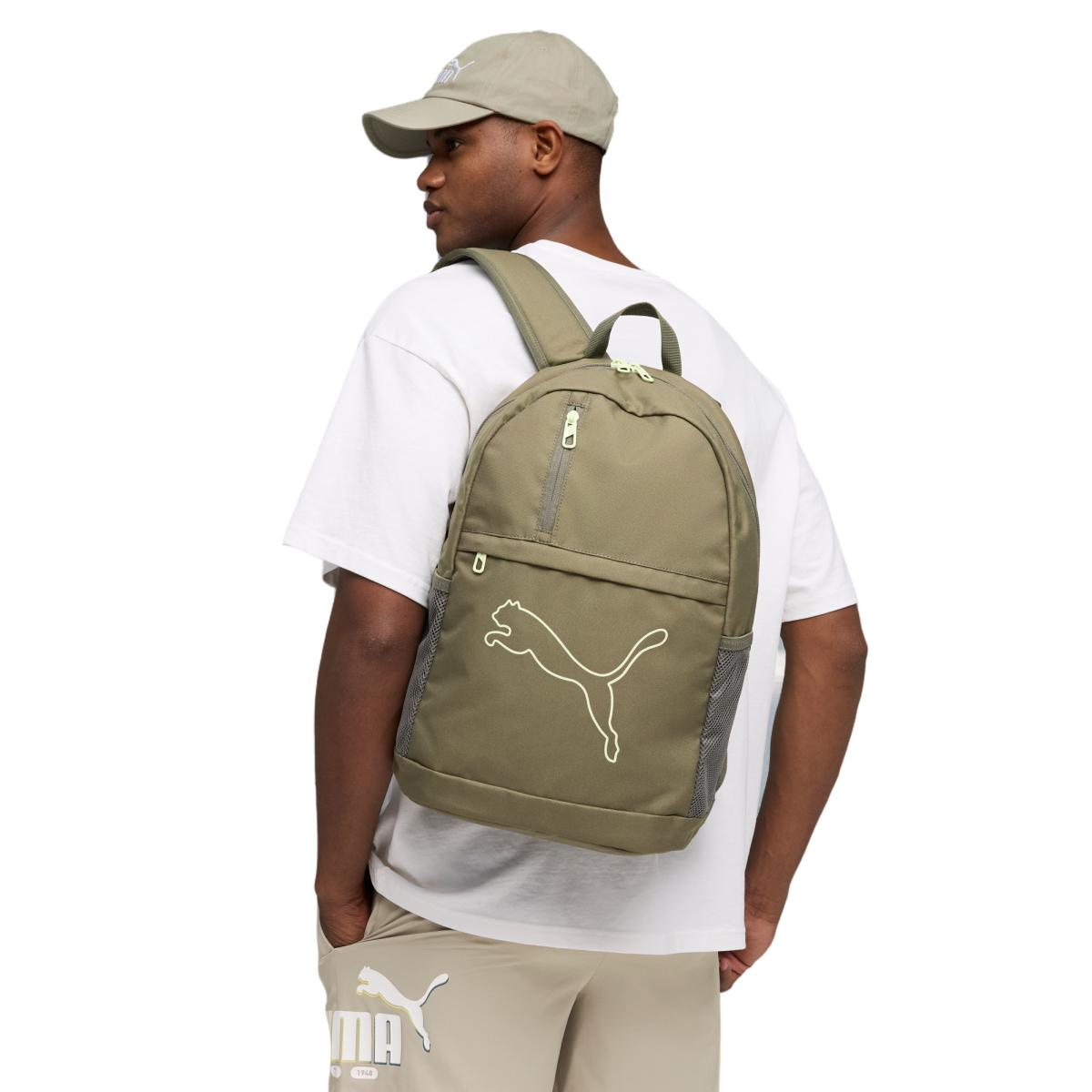 Mochila desportiva Unisex PUMA Plus Puma Verde-4