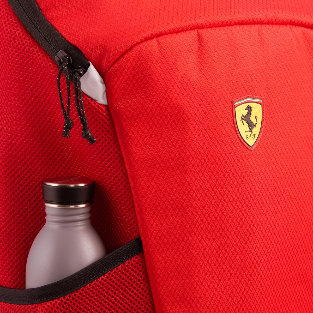 Mochilas desportivas de Transporte Unisex FERRARI Large Puma Vermelho-4