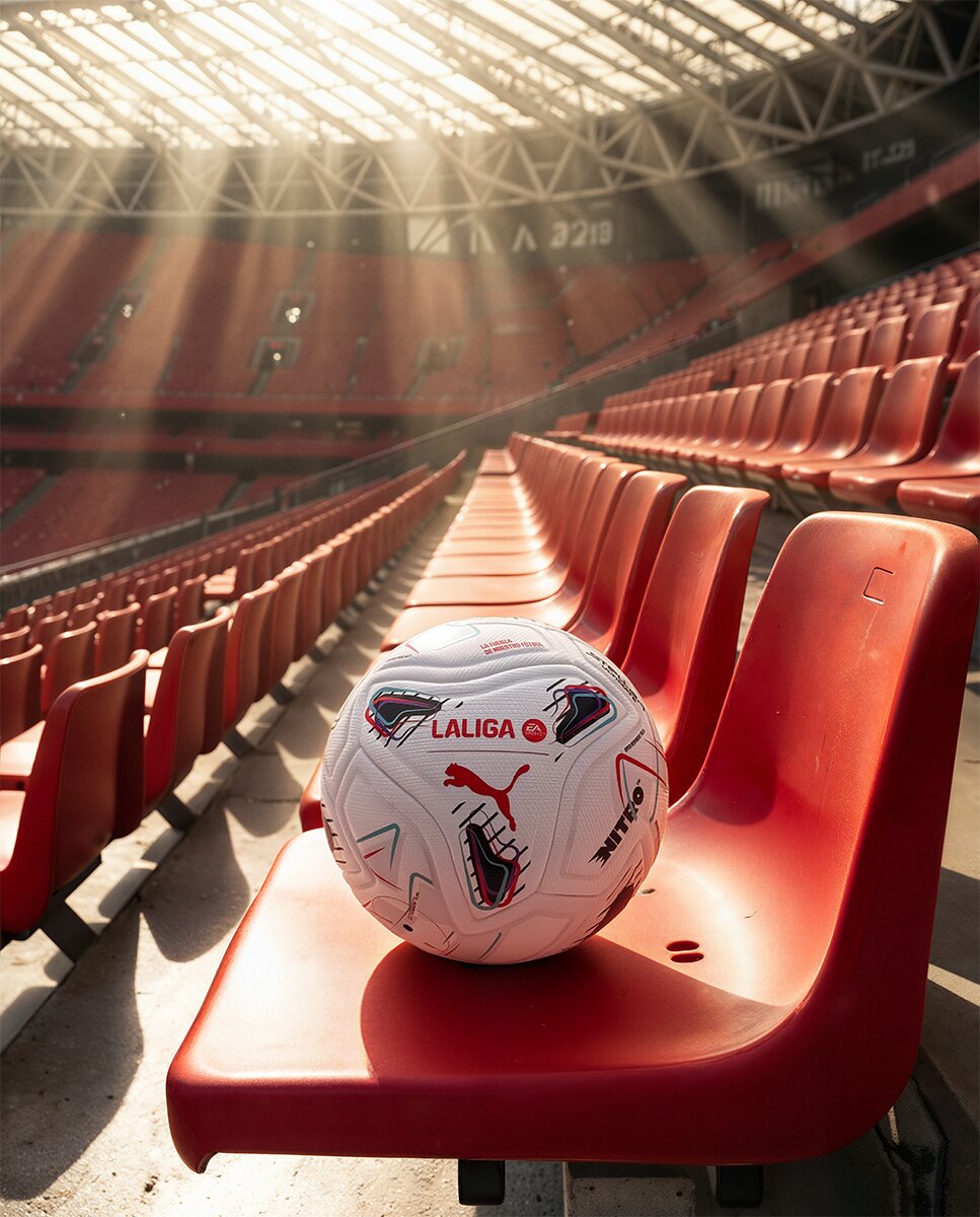 Bola de Futebol  STELLAR NITRO Ultimate LALIGA (FIFA Quality Pro) WP Puma Branco-3