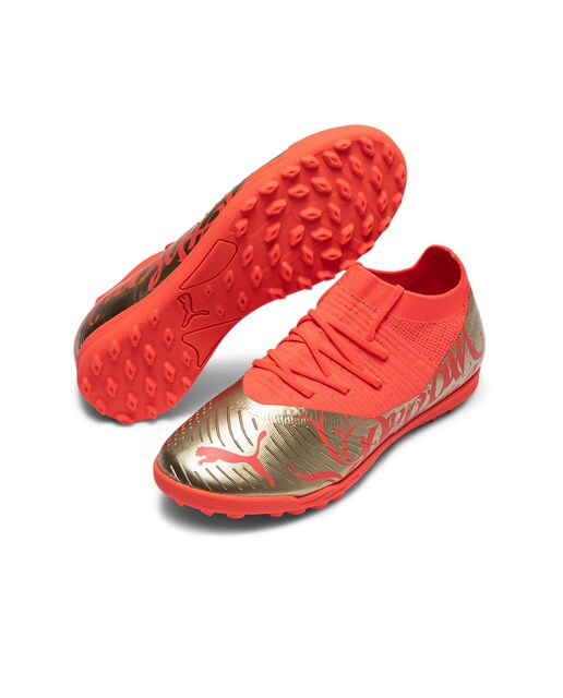Chuteiras de Futebol Turf de Criança Future 3.4 Neymar Jr TT Coral-2