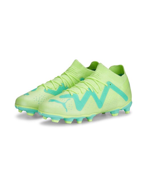 Chuteiras de Futebol de Criança Future Match FG/AG Amarelo / Verde-4