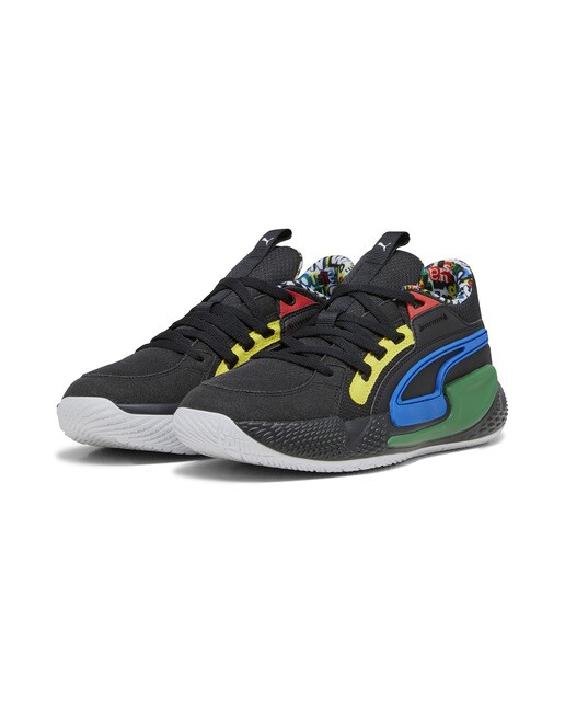 Sapatilhas de Basquetebol de Homem Court Rider Chaos Preto-2