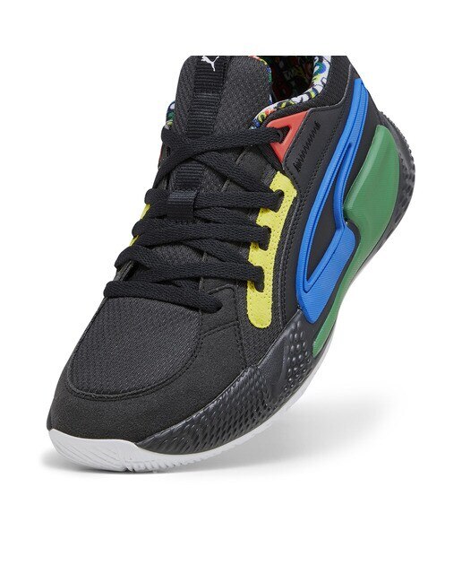 Sapatilhas de Basquetebol de Homem Court Rider Chaos Preto-5
