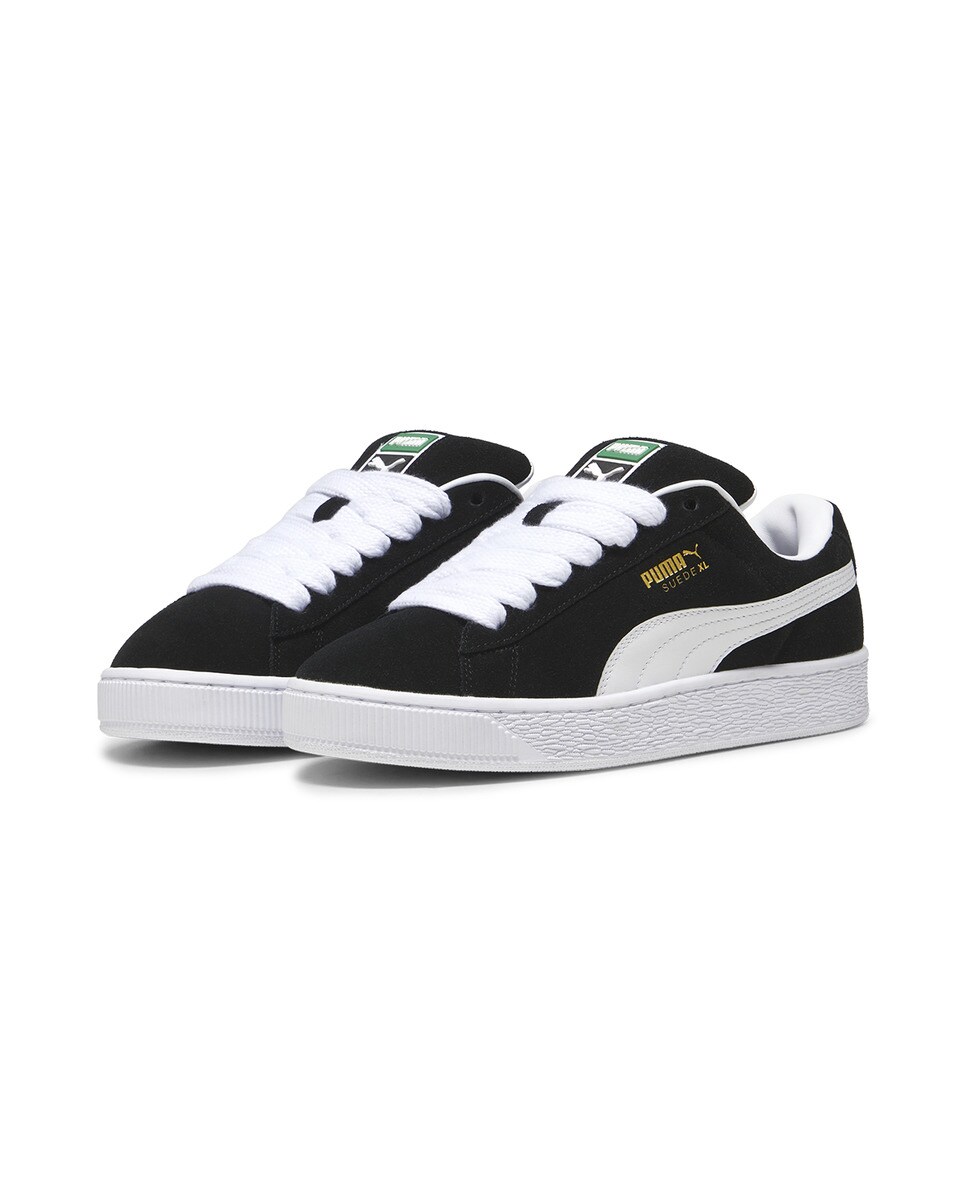 Sapatilhas Casual Unissexo Suede XL Preto-2