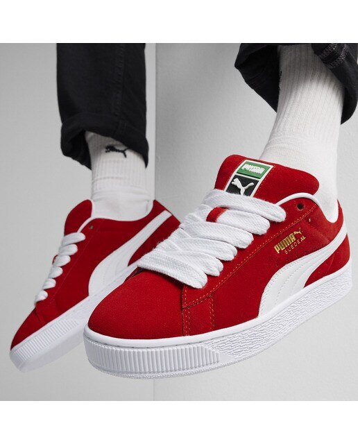 Sapatilhas Casual de Homem Suede XL Vermelho-7