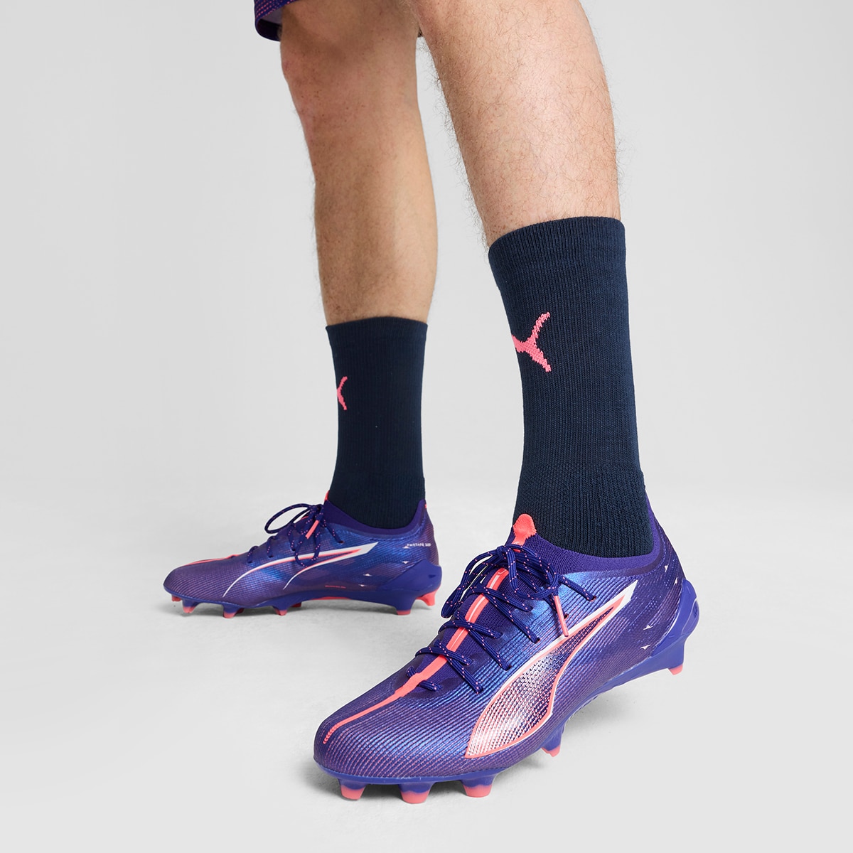 Chuteiras de Futebol de Homem King Ultimate FG/AG Branco / Azul-7