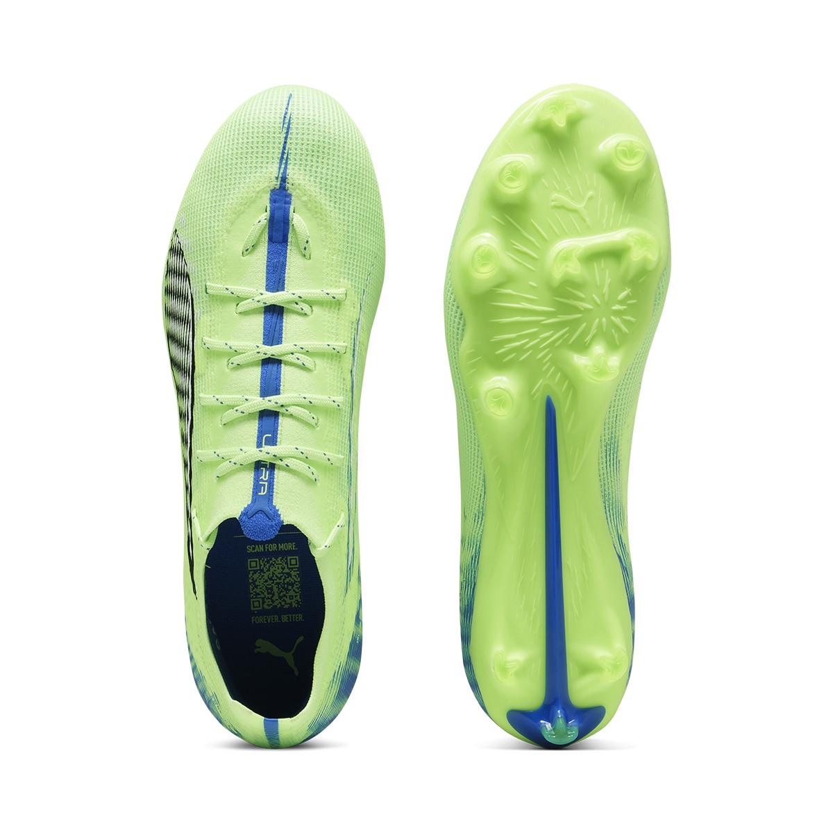 Chuteiras de Futebol de Homem Ultra 5 Pro FG/AG Verde / Azul-5