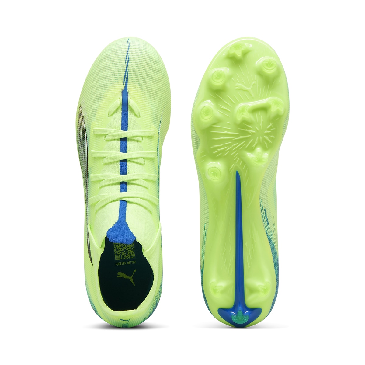 Chuteiras de Futebol de Mulher Ultra 5 Match+ FG/AG Wn'S Verde / Azul-5