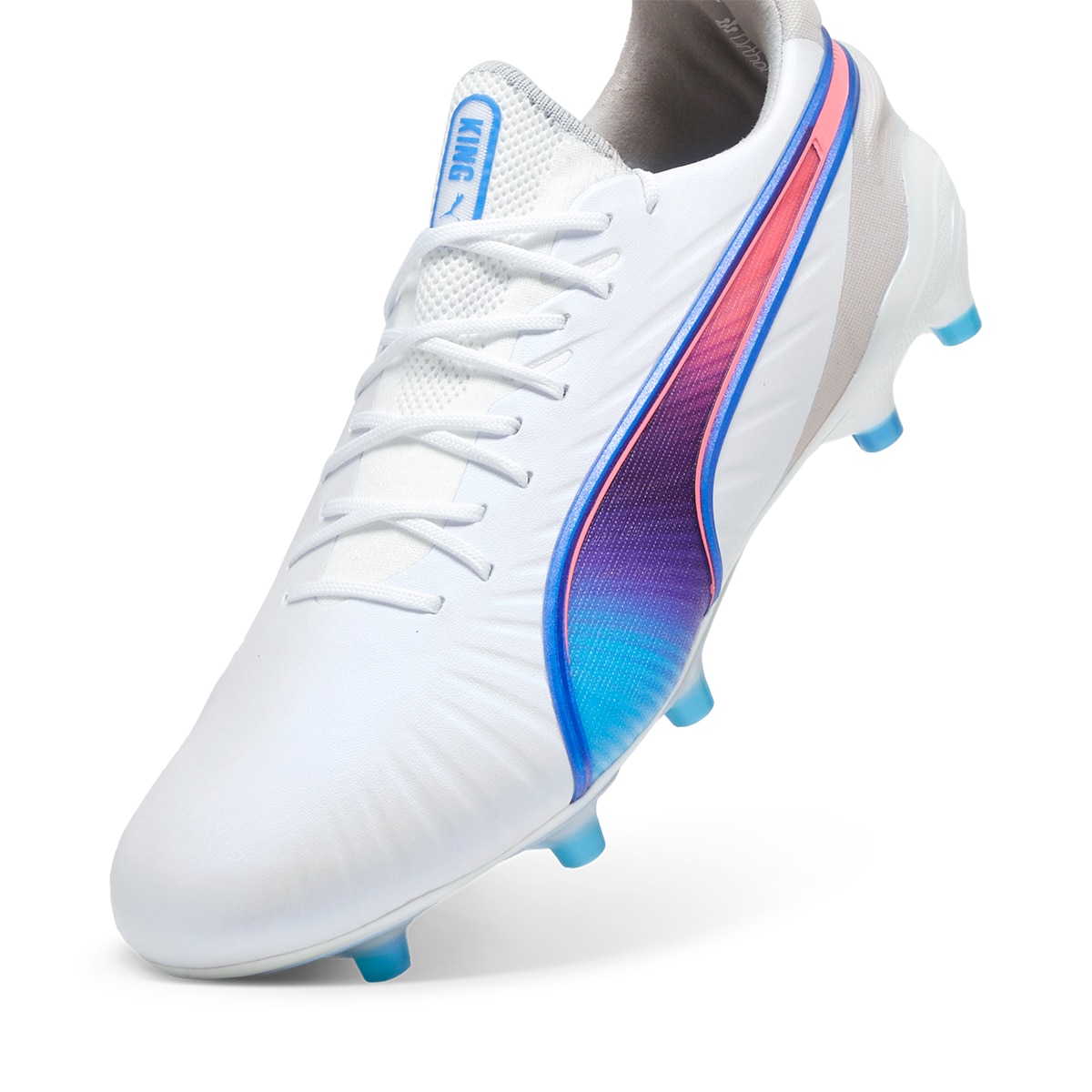 Chuteiras de Futebol de Homem King Ultimate FG/AG Branco / Azul-5
