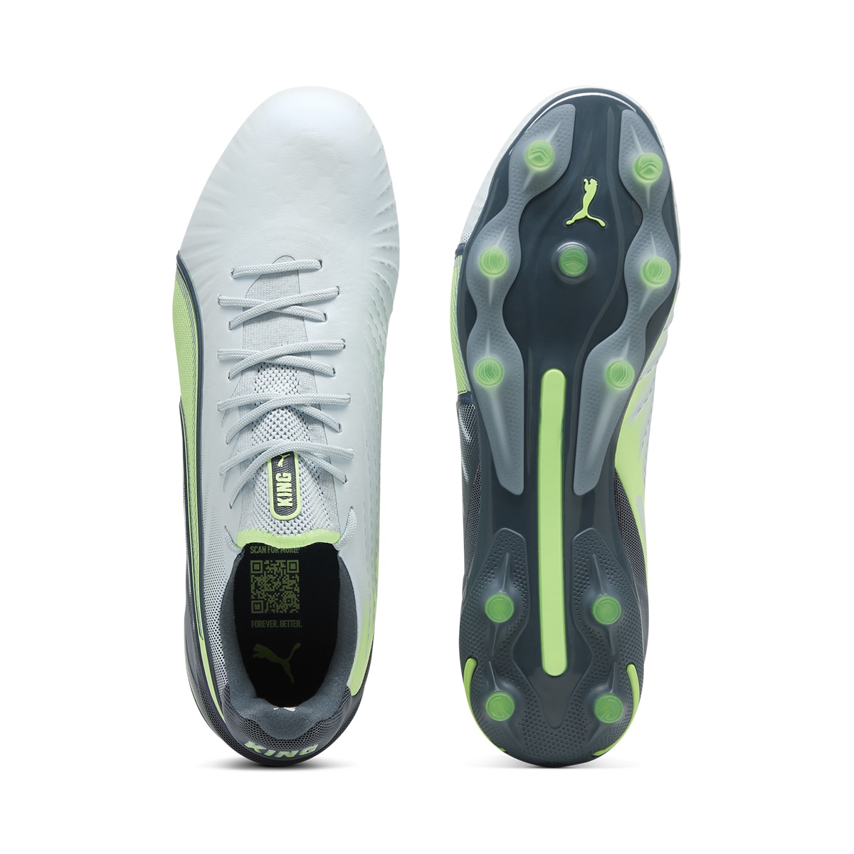 Chuteiras de Futebol de Homem King Ultimate FG/AG Cinzento / Azul-5