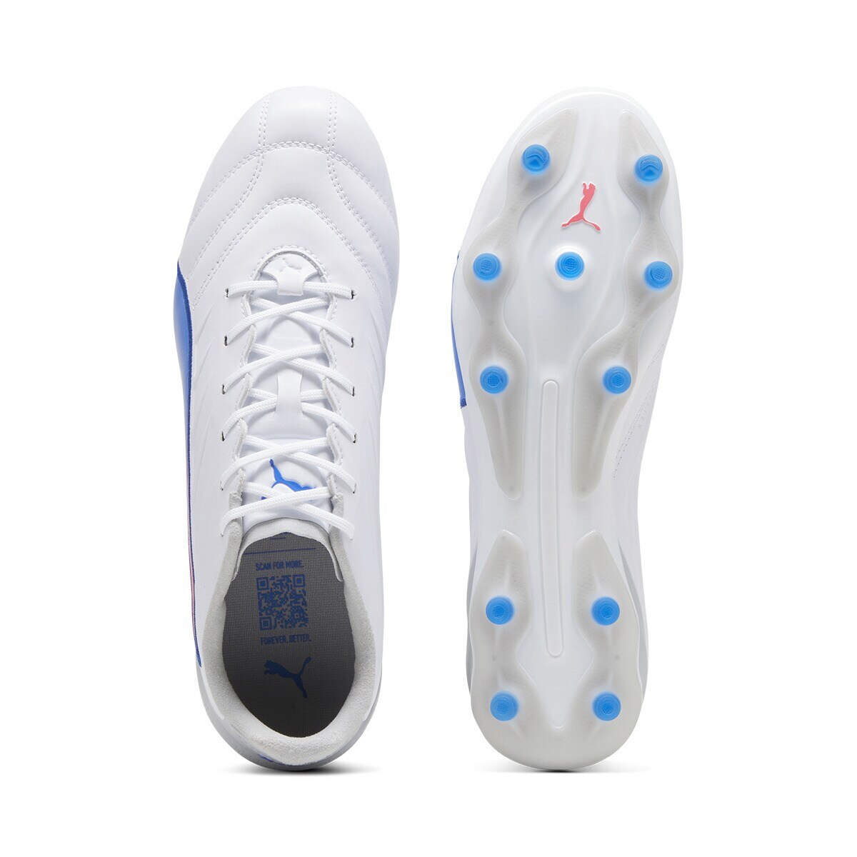 Chuteiras de Futebol de Homem Ultra 5 Ultimate FG - King Branco / Azul-3
