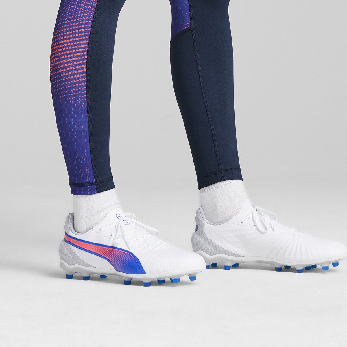 Chuteiras de Futebol de Homem Ultra 5 Ultimate FG - King Branco / Azul-7