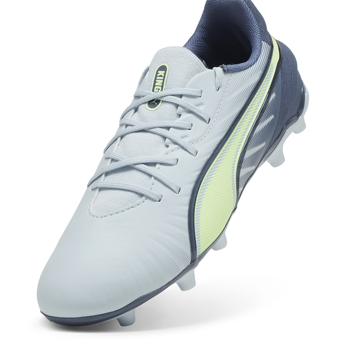 Chuteiras de Futebol de Criança King Match FG/AG Jr Cinzento / Azul-4