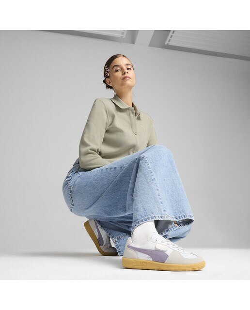 Sapatilhas Casual de Mulher Palermo Lth Branco-8