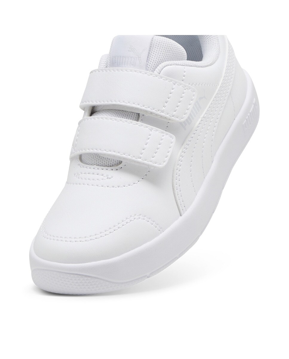 Sapatilhas Casual de Criança Courtflex V3 V Ps Branco-2
