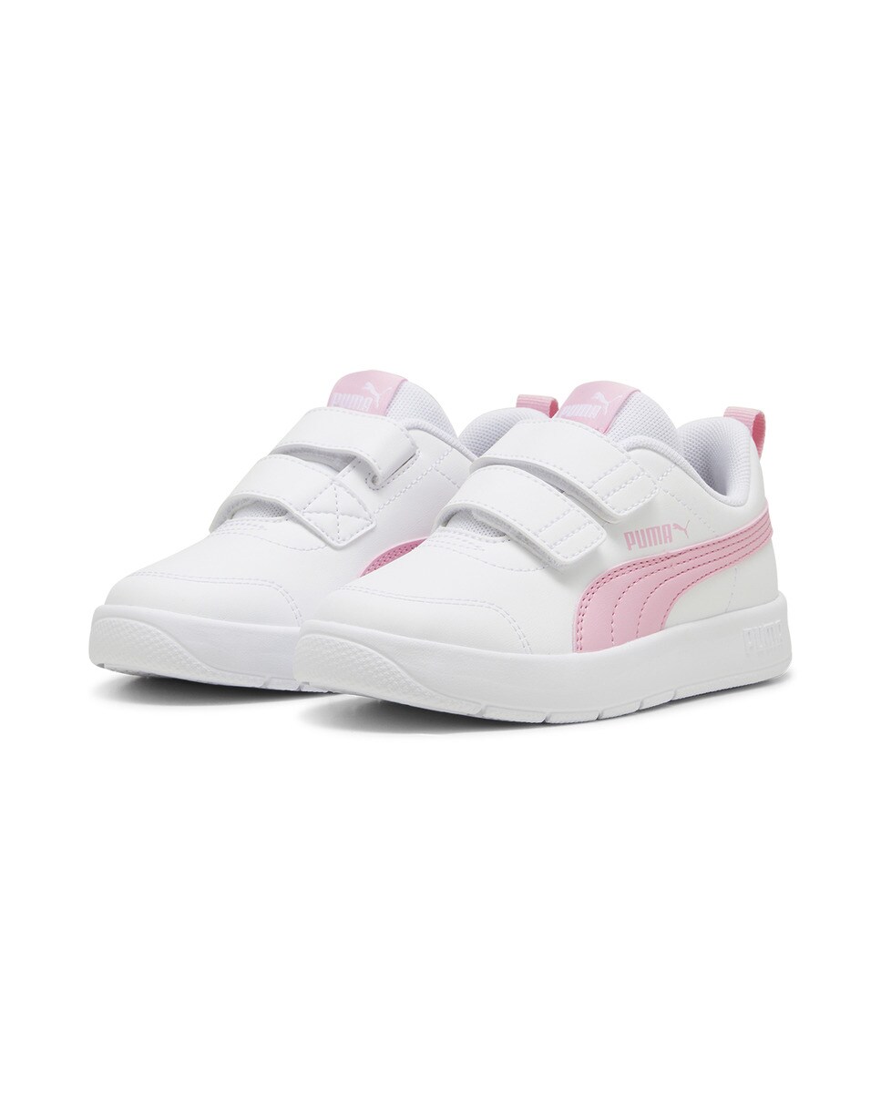 Sapatilhas Casual de Criança Courtflex V3 V Ps Branco / Rosa-2