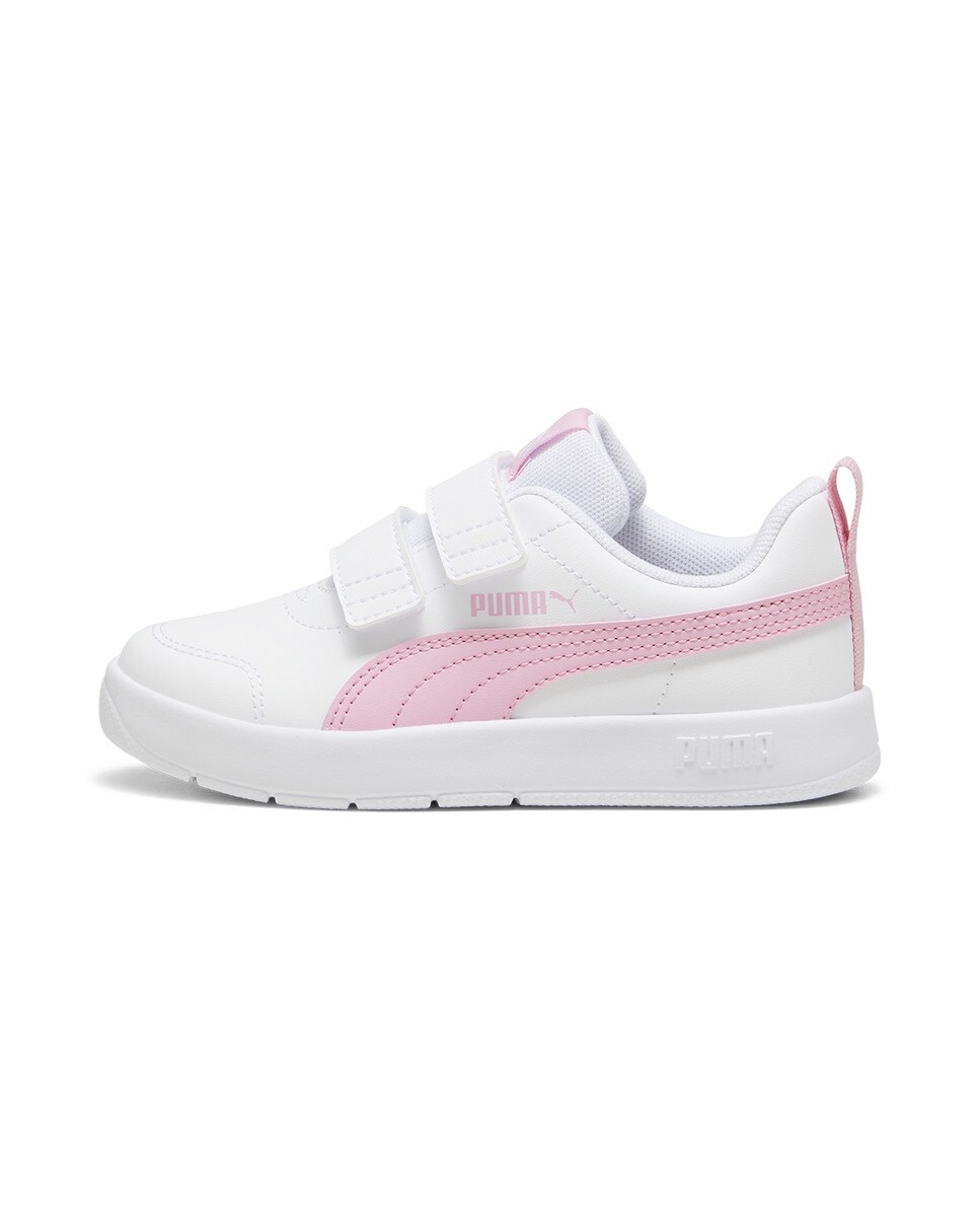 Sapatilhas Casual de Criança Courtflex V3 V Ps Branco / Rosa-4