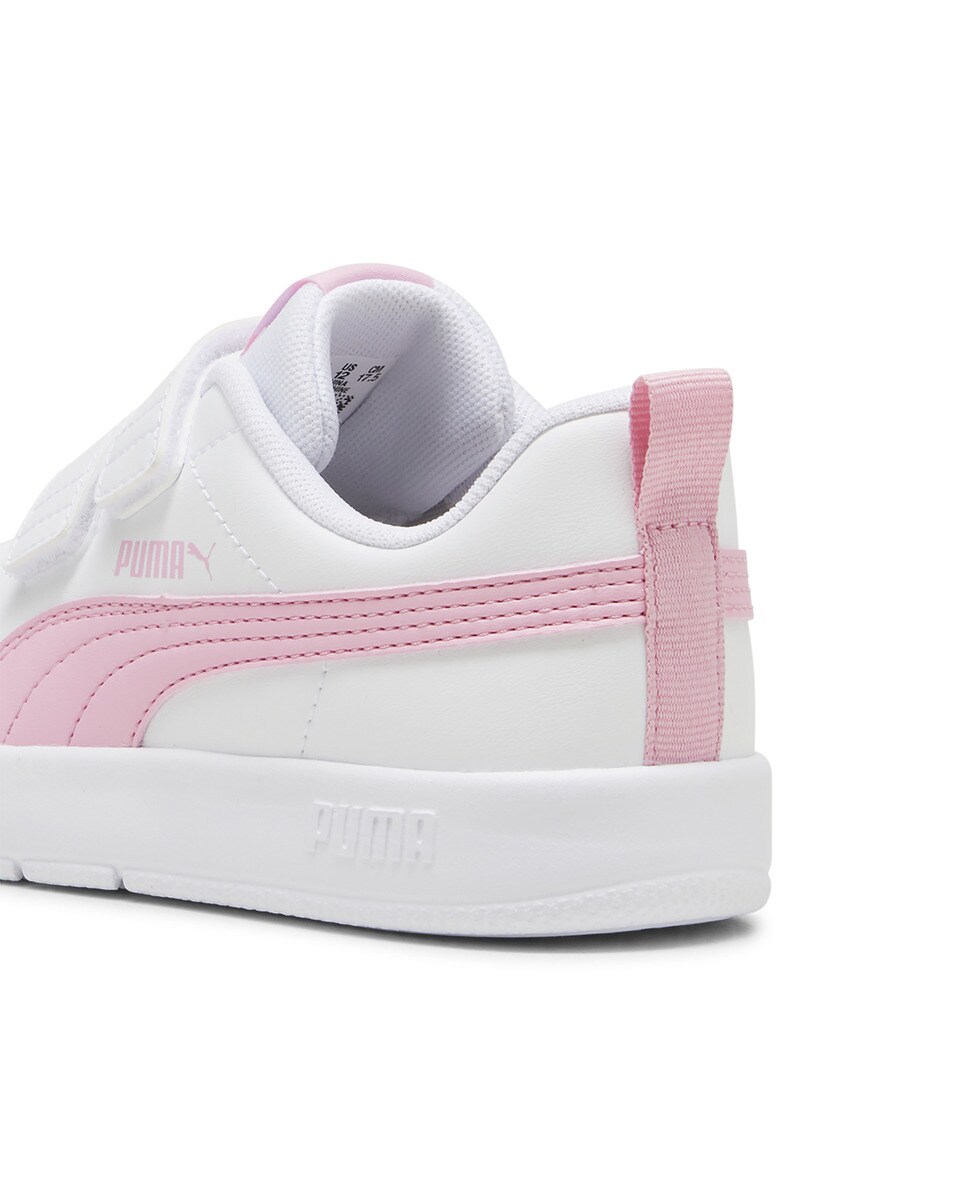 Sapatilhas Casual de Criança Courtflex V3 V Ps Branco / Rosa-5