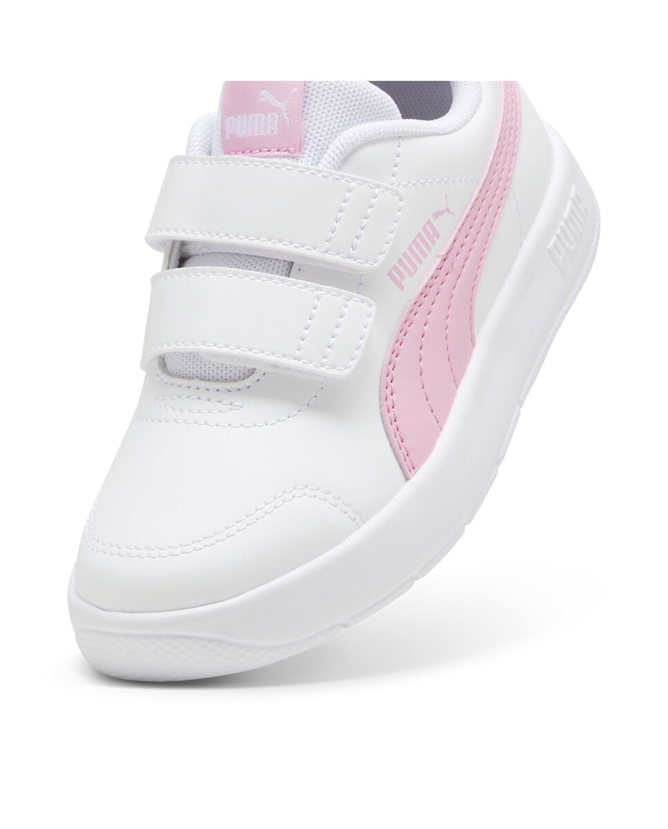 Sapatilhas Casual de Criança Courtflex V3 V Ps Branco / Rosa-6