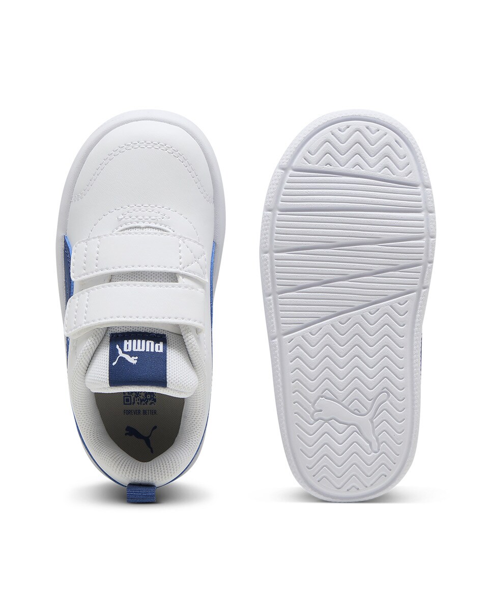 Sapatilhas Casual de Criança Courtflex V3 V Inf Branco / Azul-3