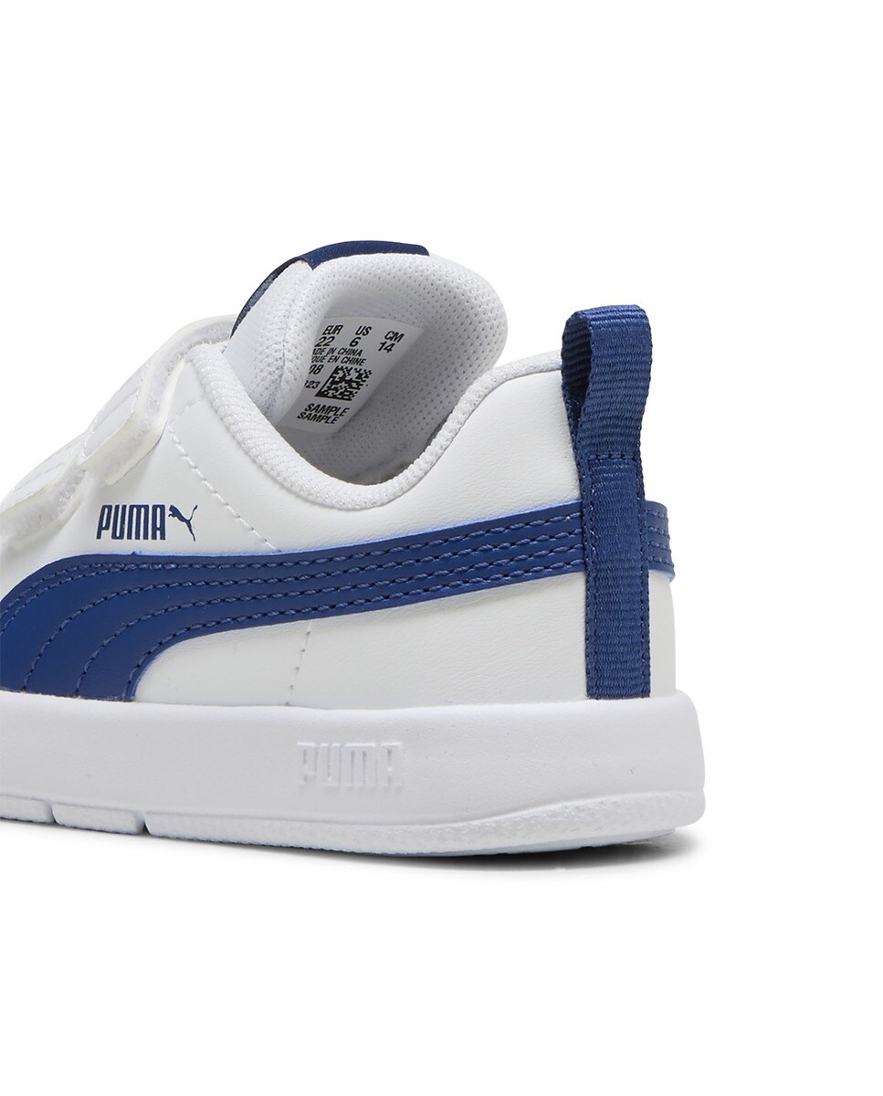 Sapatilhas Casual de Criança Courtflex V3 V Inf Branco / Azul-5