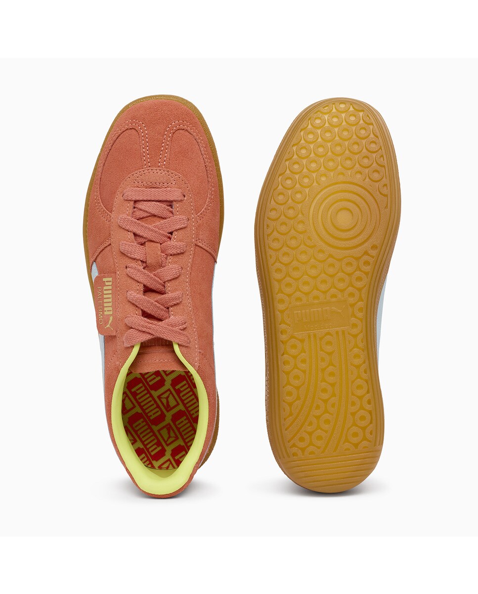 Sapatilhas Casual de Homem Suede Laranja / Azul-3