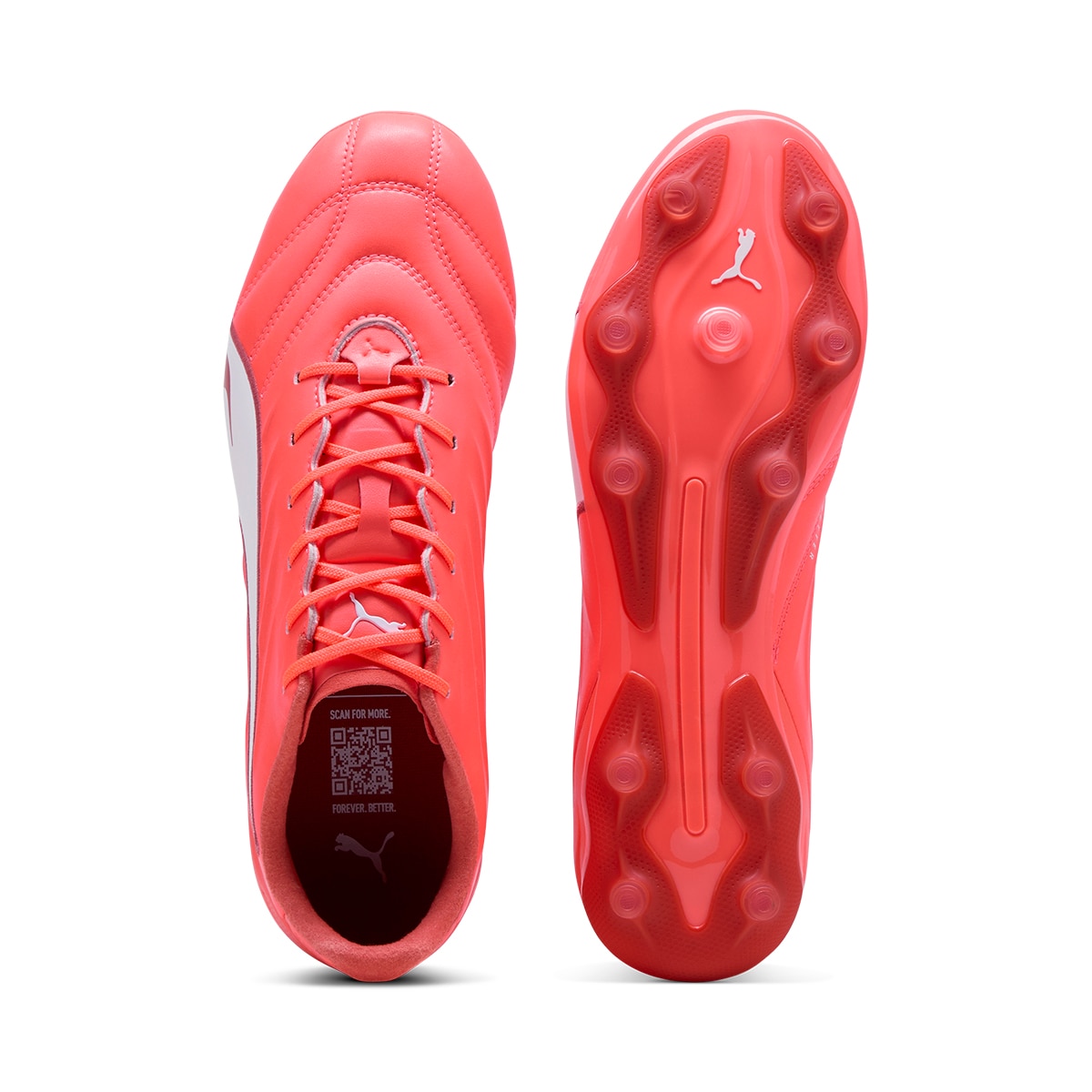 Chuteiras de Futebol de Homem King Pro FG/AG Vermelho-3