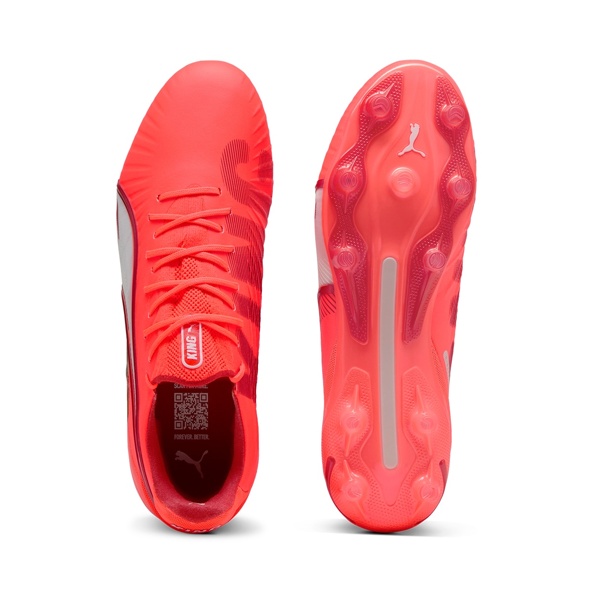Chuteiras de Futebol de Homem King Ultimate FG/AG Vermelho-3