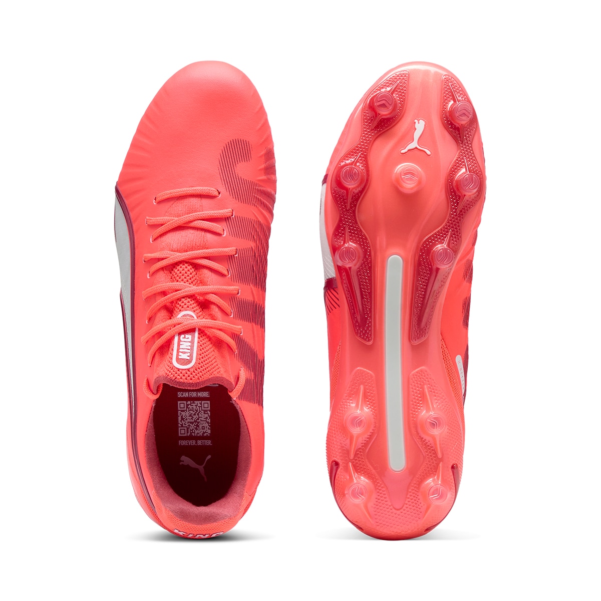 Chuteiras de Futebol de Mulher King Ultimate FG/AG Vermelho-3
