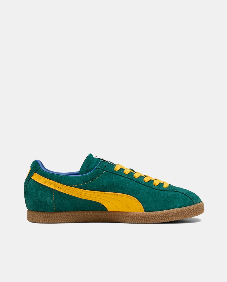 Sapatilhas Casual Brasil de Homem e Mulher Verde-1
