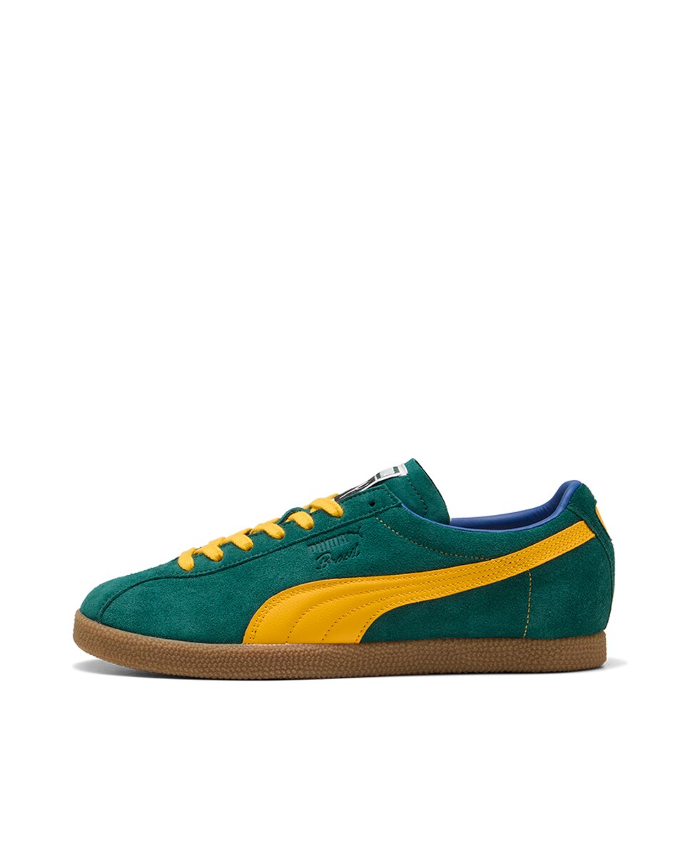 Sapatilhas Casual Brasil de Homem e Mulher Verde-4