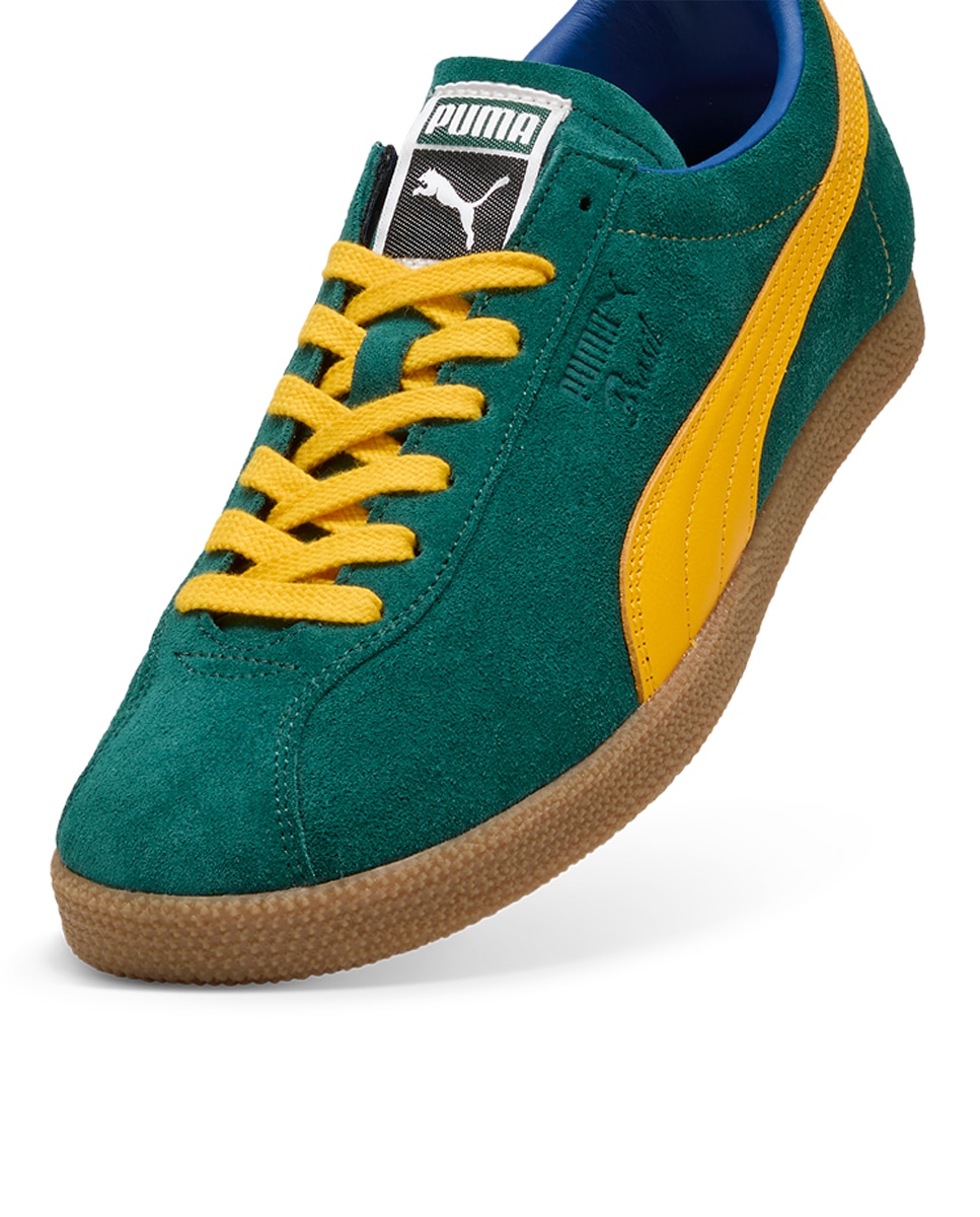 Sapatilhas Casual Brasil de Homem e Mulher Verde-6