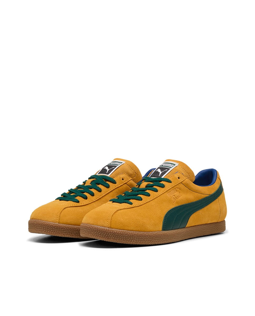 Sapatilhas Casual Brasil de Homem e Mulher Amarelo-2