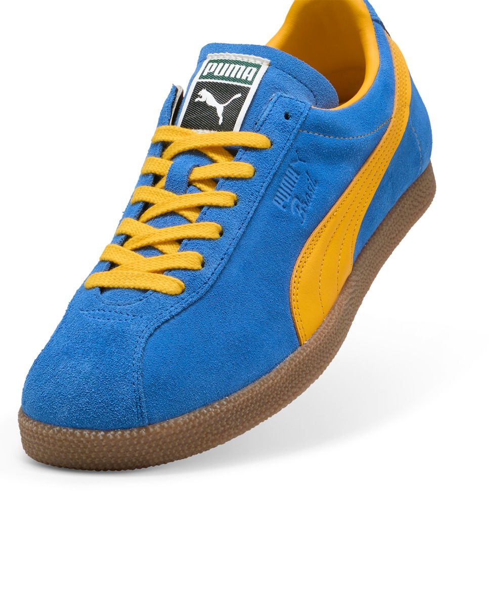 Sapatilhas Brasil de Homem e Mulher Azul-6