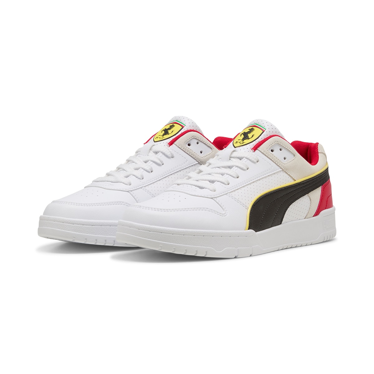 Sapatilhas Casual de Homem Ferrari RBD Game Low Branco-2