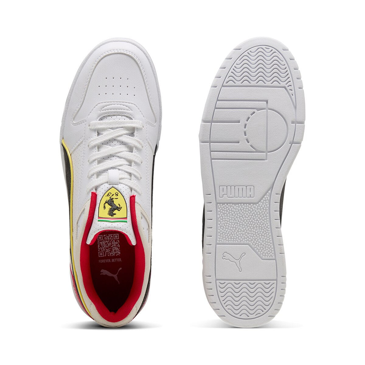 Sapatilhas Casual de Homem Ferrari RBD Game Low Branco-3